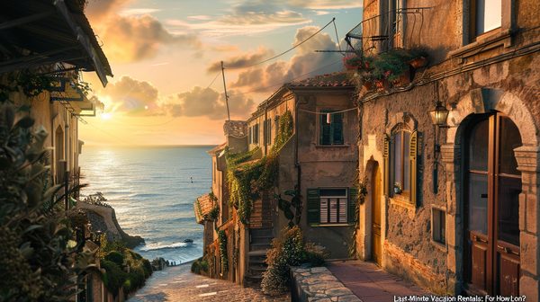 Location de vacances dernière minute : pour combien de temps ?