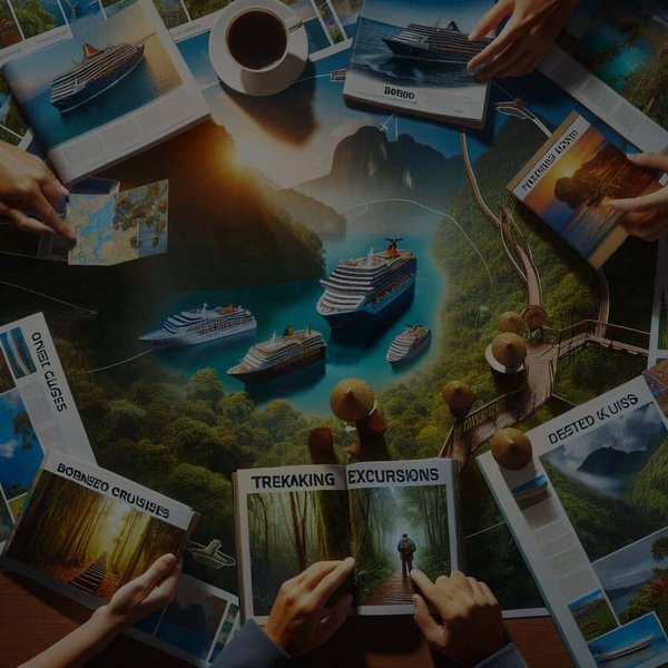 Comment choisir une croisière qui propose des excursions de trek dans les forêts tropicales de Bornéo?