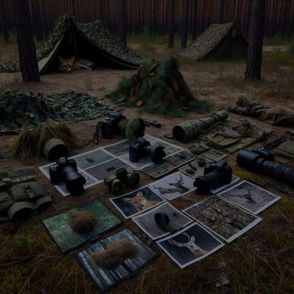 Quelles sont les techniques de camouflage pour observer les animaux sans les déranger en camping sauvage?